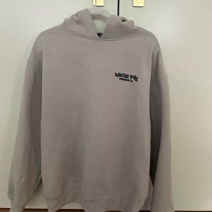 “grey” white fox hoodie size s/m